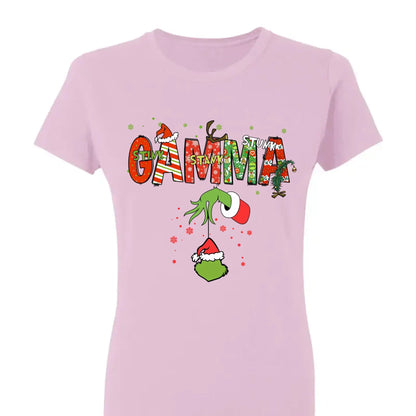 Stink Stank Stunk Grandma Shirt – Personalized Christmas T-Shirt with Kids’ Names – Funny Holiday Gift for Mom, Nana, Gigi  Ezcustomize