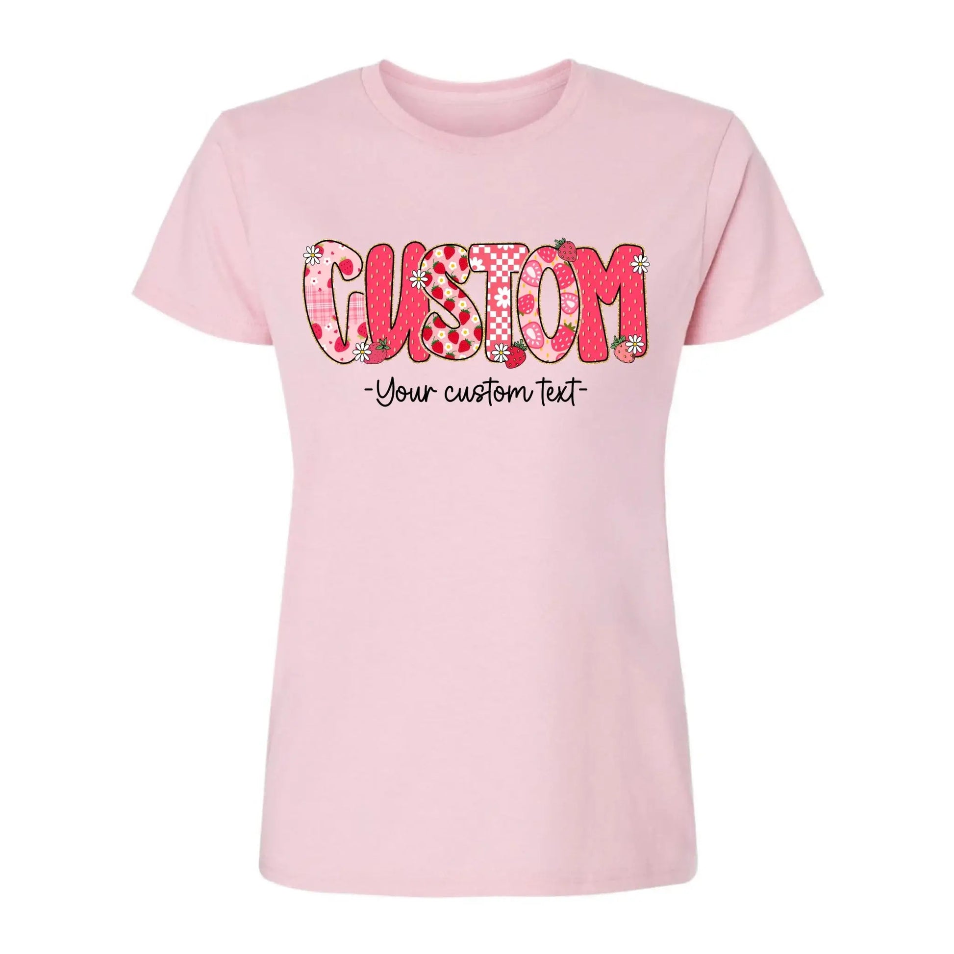 Strawberry Teacher Shirt with Custom Title and Name – Cute Personalized Gift for Teacher, Para, Librarian, Counselor  Ezcustomize