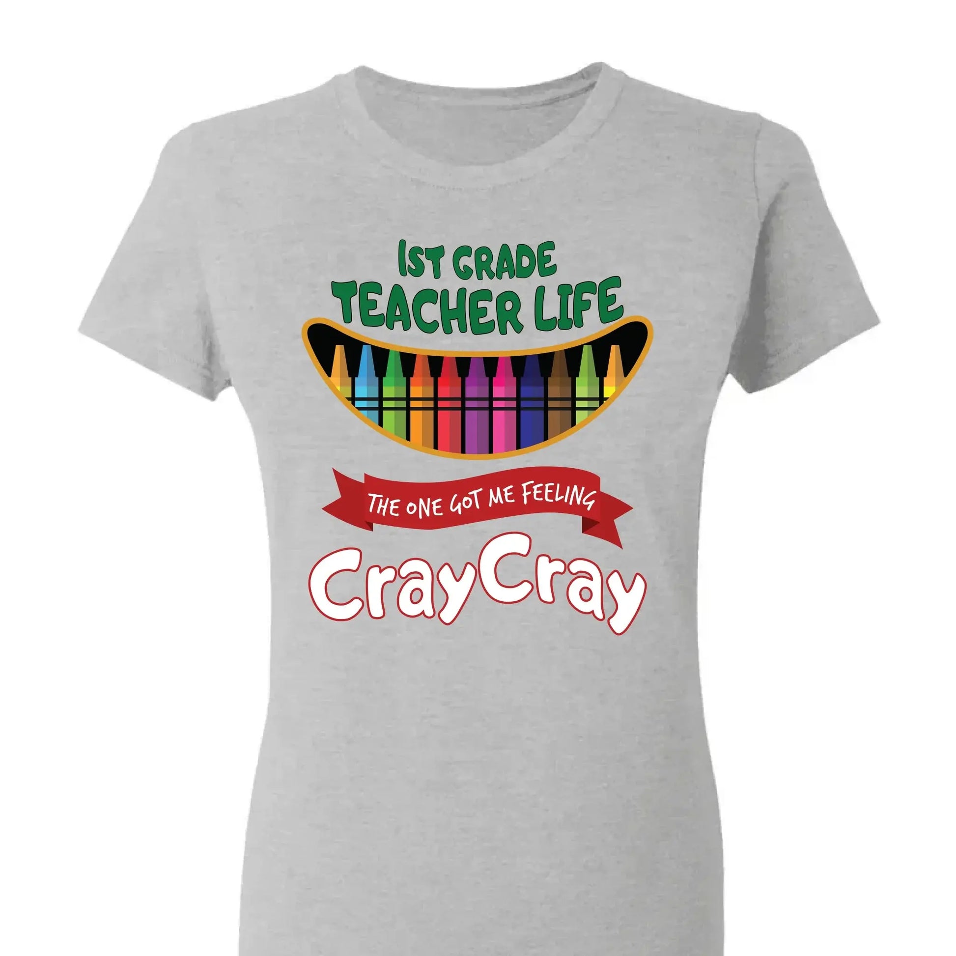 Teacher Life Got Me Feeling Cray Cray – Personalized T-Shirt – Fun Back-to-School Gift for Teachers from Students/Friend  Ezcustomize