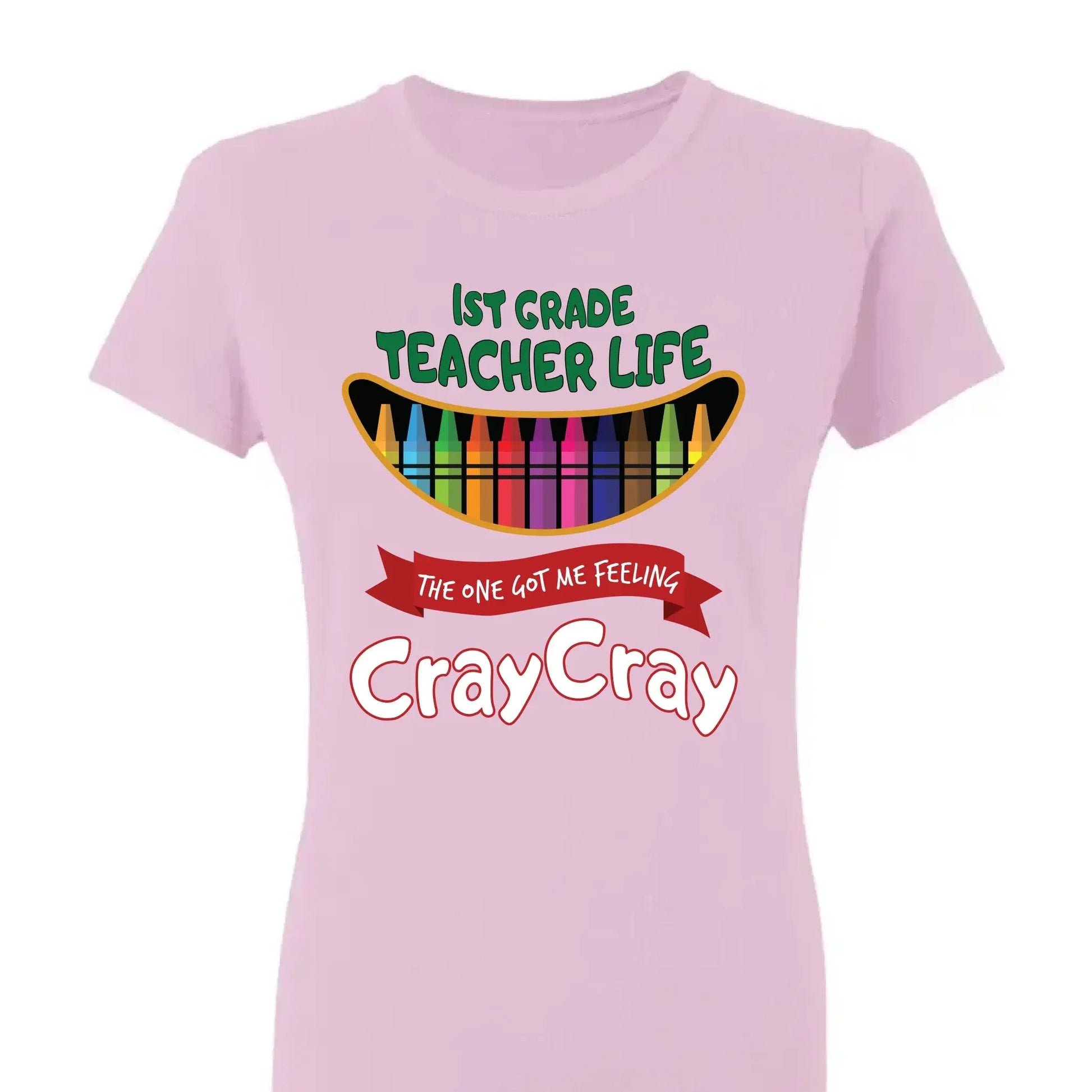 Teacher Life Got Me Feeling Cray Cray – Personalized T-Shirt – Fun Back-to-School Gift for Teachers from Students/Friend  Ezcustomize