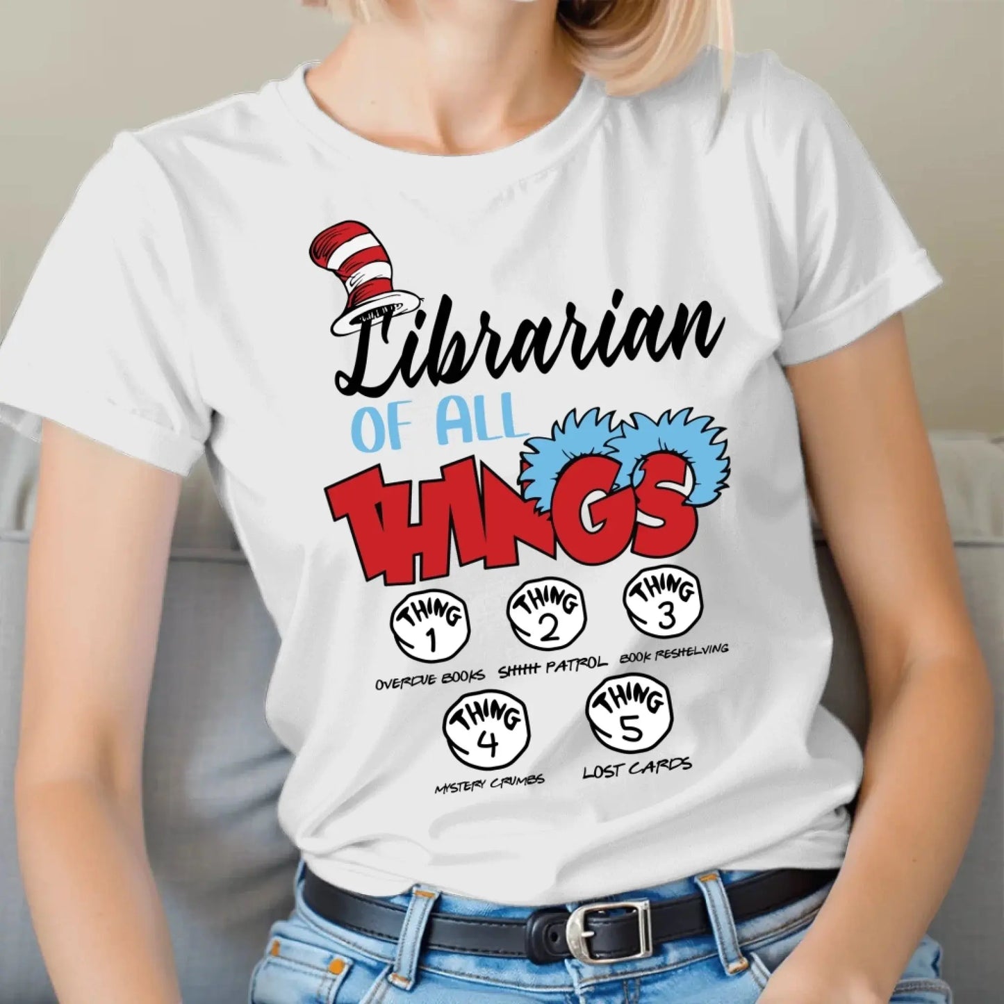 Teacher of All Things Shirt – Funny Custom T-Shirt with Things – Personalized Gift for Teachers, Educators & Staff  Ezcustomize