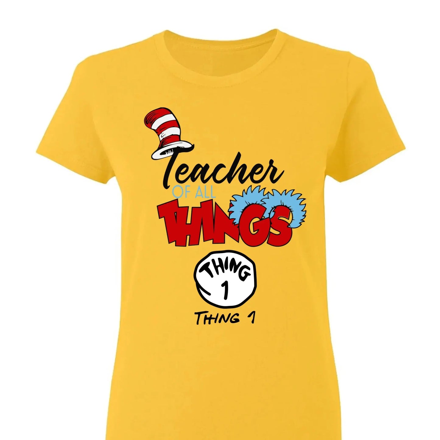 Teacher of All Things Shirt – Funny Custom T-Shirt with Things – Personalized Gift for Teachers, Educators & Staff  Ezcustomize