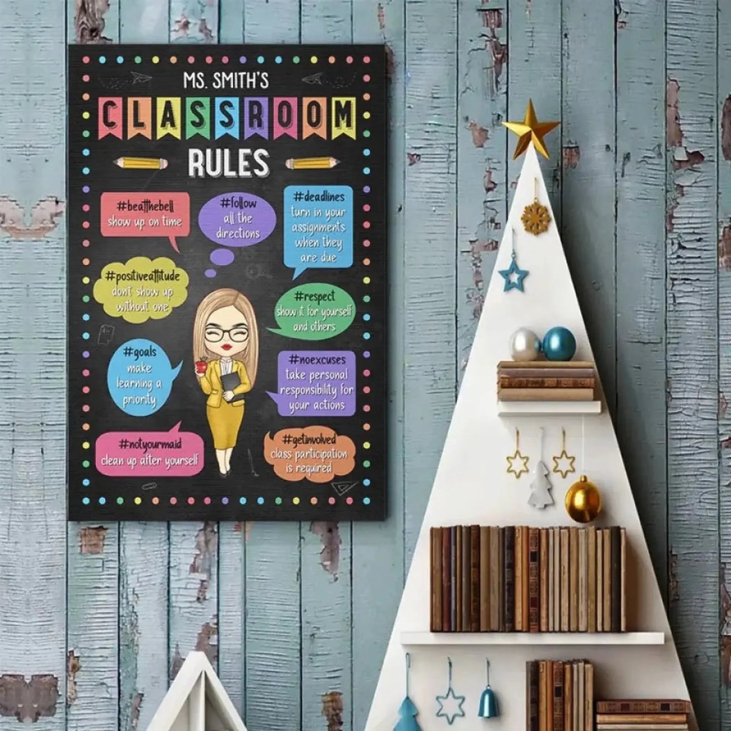 Teaching Is The Greatest Act Of Optimism - Teacher Personalized Custom Vertical Poster - Gift For Teacher  Ezcustomize
