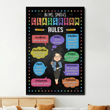 Teaching Is The Greatest Act Of Optimism - Teacher Personalized Custom Vertical Poster - Gift For Teacher  Ezcustomize