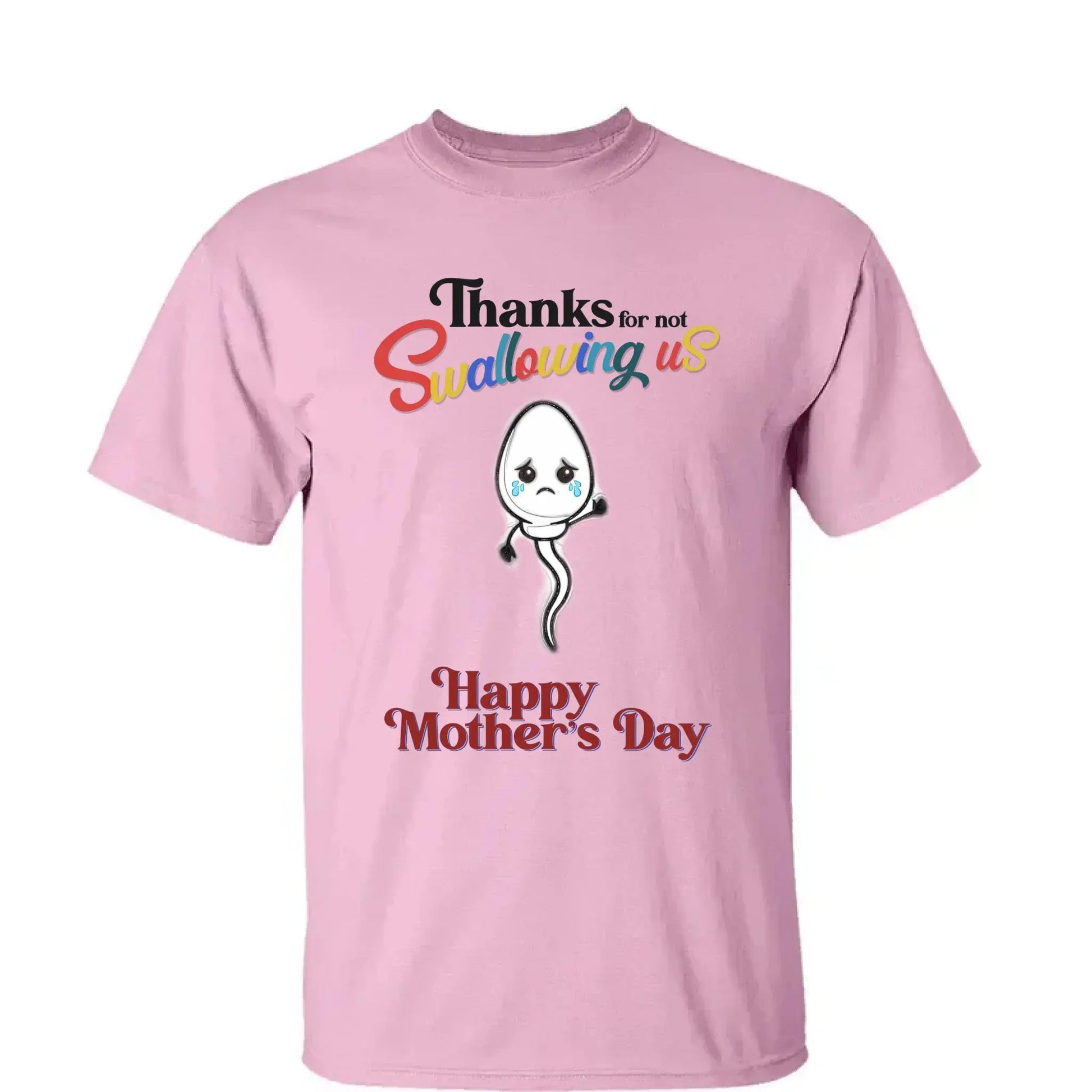 "Thanks for Not Swallowing Us" – Funny Personalized T-Shirt, Mother’s Day Gift for Mom/Grandma  Ezcustomize