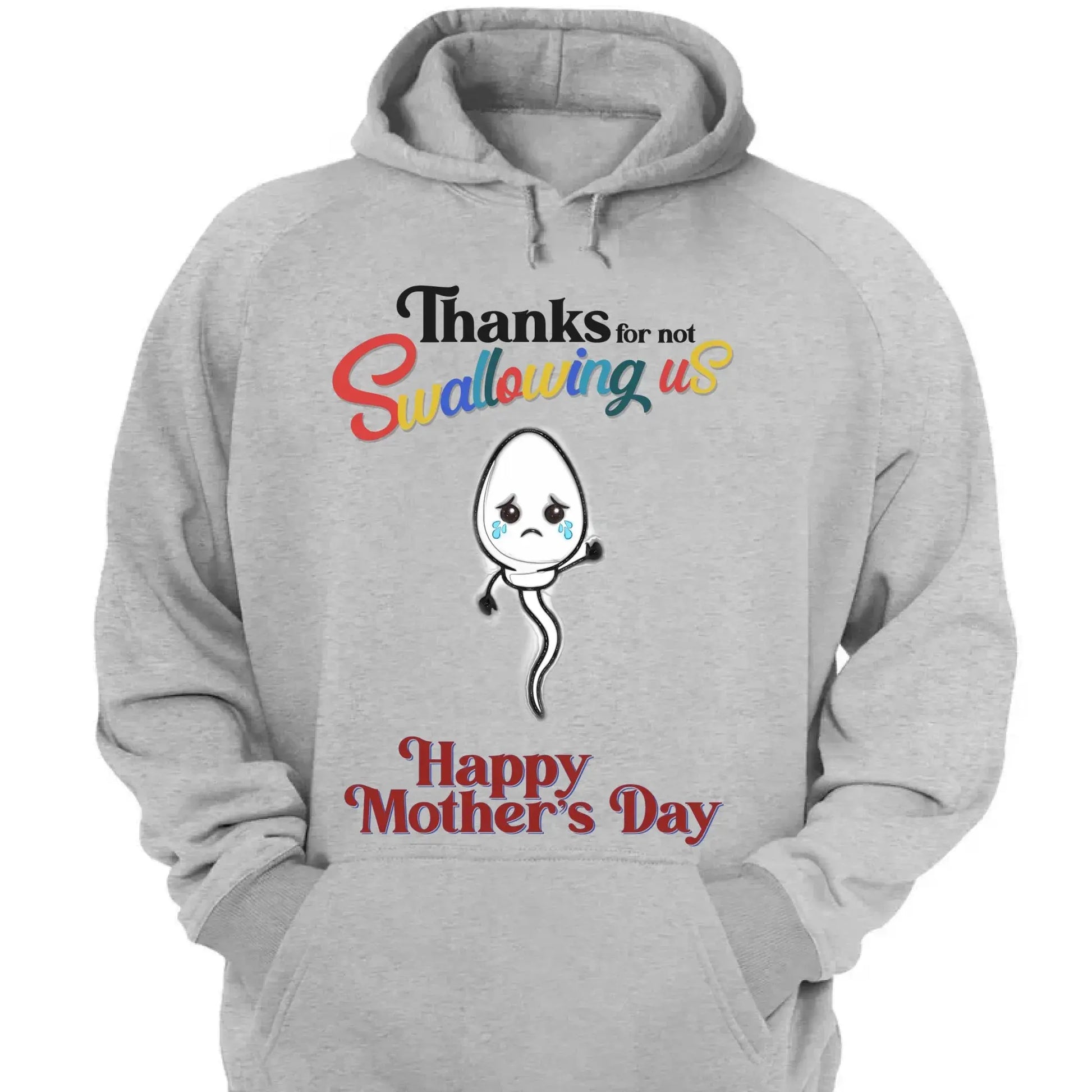 "Thanks for Not Swallowing Us" – Funny Personalized T-Shirt, Mother’s Day Gift for Mom/Grandma  Ezcustomize