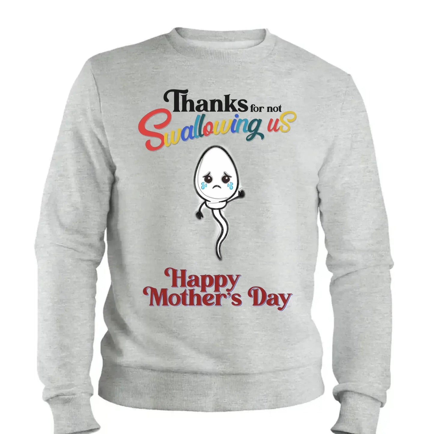 "Thanks for Not Swallowing Us" – Funny Personalized T-Shirt, Mother’s Day Gift for Mom/Grandma  Ezcustomize