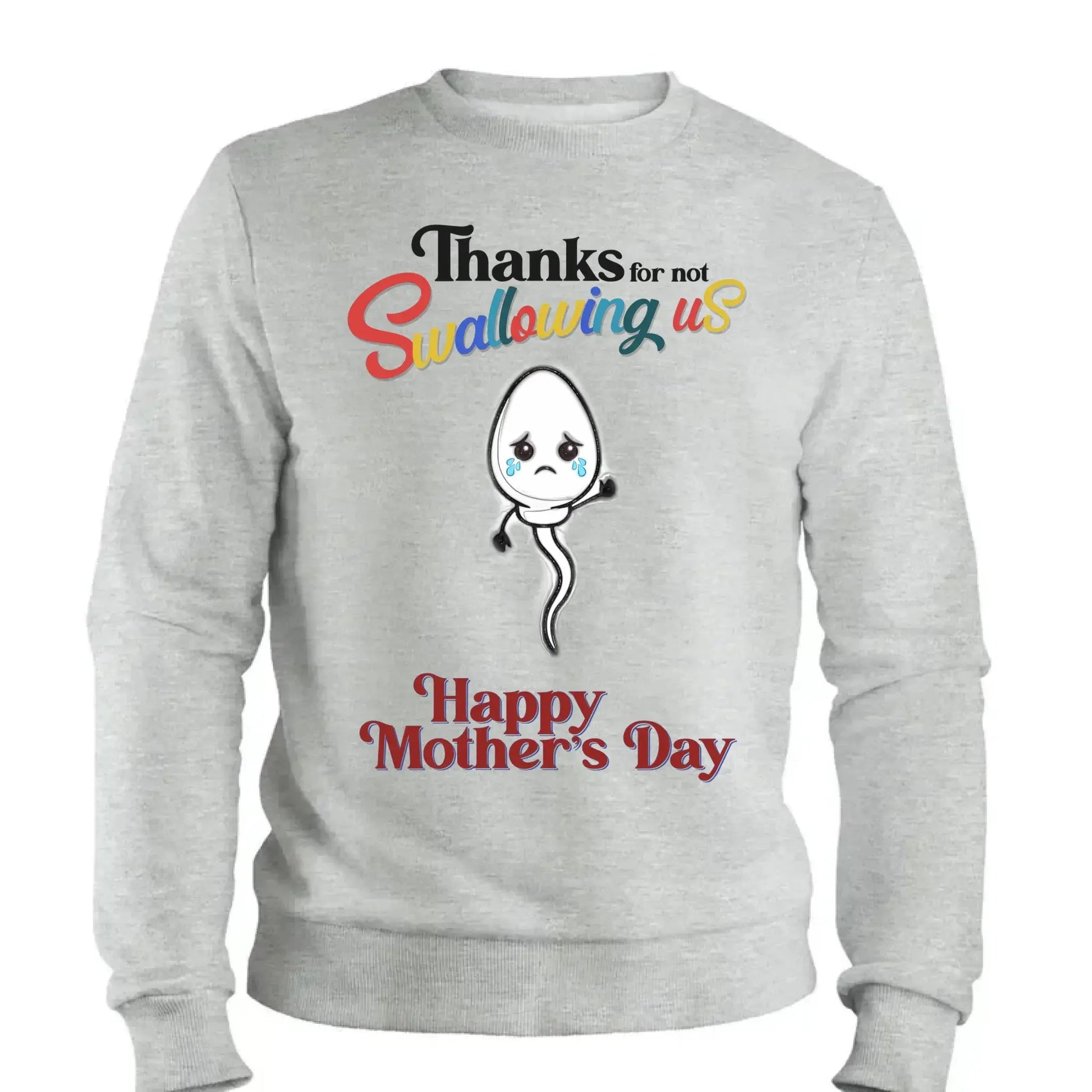 "Thanks for Not Swallowing Us" – Funny Personalized T-Shirt, Mother’s Day Gift for Mom/Grandma  Ezcustomize