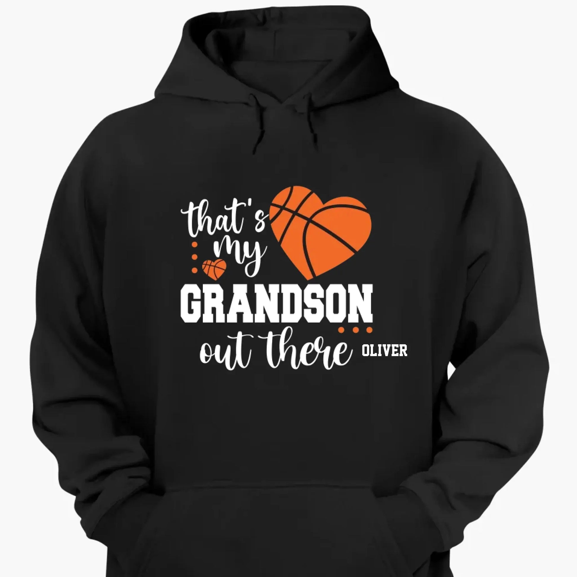 That’s My Grandson Out There Shirt – Personalized Sports T-Shirt – Custom Gift for Soccer, Football, Baseball, Softball, or Basketball Grandma/Mom  Ezcustomize