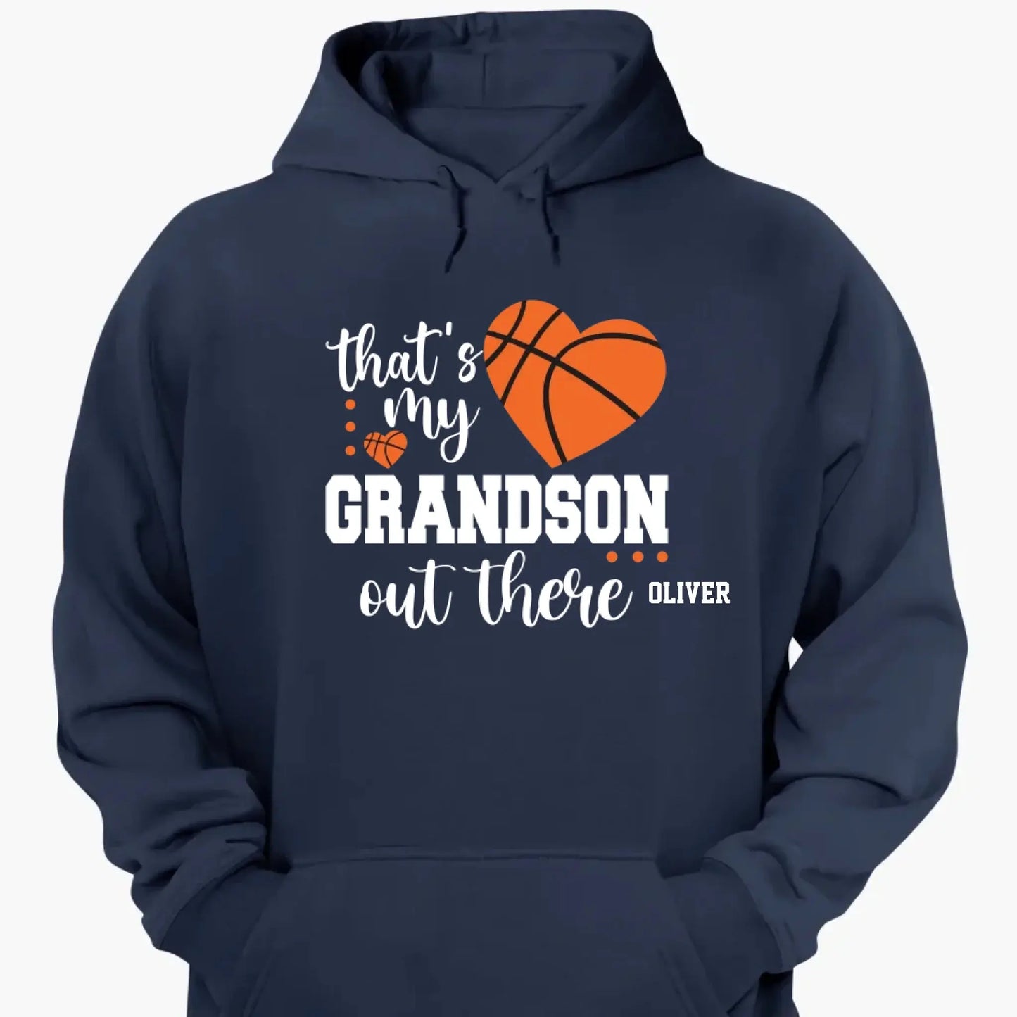 That’s My Grandson Out There Shirt – Personalized Sports T-Shirt – Custom Gift for Soccer, Football, Baseball, Softball, or Basketball Grandma/Mom  Ezcustomize