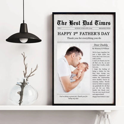 Happy-1st-Father_s-The-Best-Dad-Times-Personalized-Photo-Poster-4