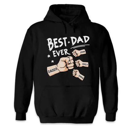 The Best Papa Ever - Family Personalized Custom Unisex T-shirt, Hoodie, Sweatshirt - Father's Day, Birthday Gift For Dad, Grandpa  Ezcustomize