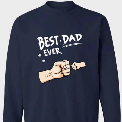 The Best Papa Ever - Family Personalized Custom Unisex T-shirt, Hoodie, Sweatshirt - Father's Day, Birthday Gift For Dad, Grandpa  Ezcustomize