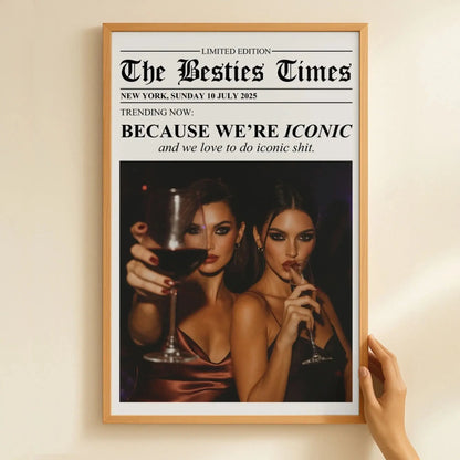 Custom-Newspaper-Friendship-With-Photo-_-Your-Own-Message-Personalized-Poster_3