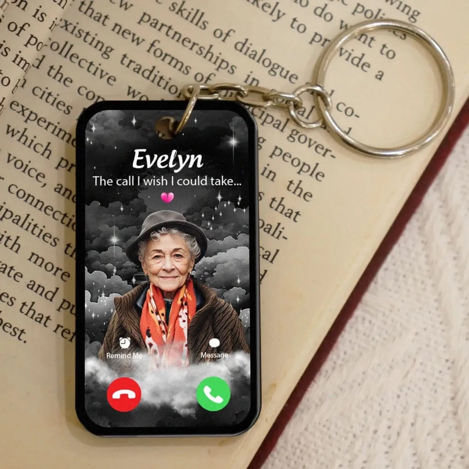 The Call I Wish I Could Take – Personalized Acrylic Keychain with Photo Insert – Memorial Remembrance Keepsake & Sympathy Gift  Ezcustomize