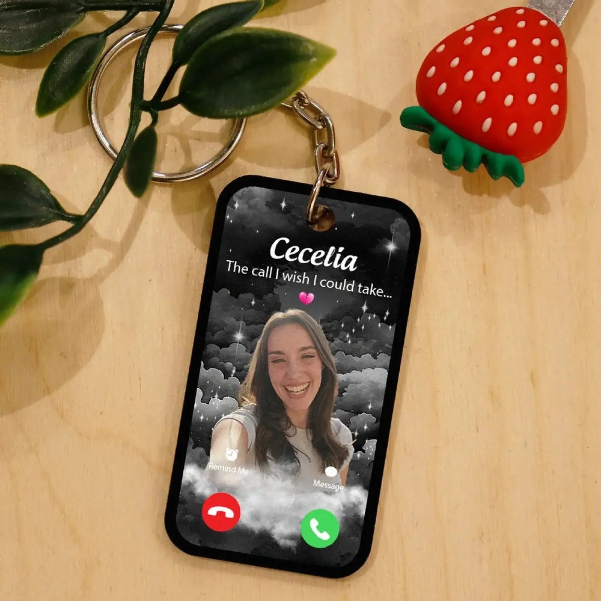 The Call I Wish I Could Take – Personalized Acrylic Keychain with Photo Insert – Memorial Remembrance Keepsake & Sympathy Gift  Ezcustomize
