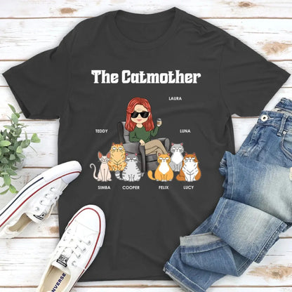 The Cat Mother – Personalized T-Shirt, Custom Gift for Cat Moms & Cat Lovers  Ezcustomize