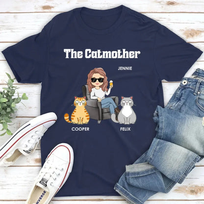 The Cat Mother – Personalized T-Shirt, Custom Gift for Cat Moms & Cat Lovers  Ezcustomize