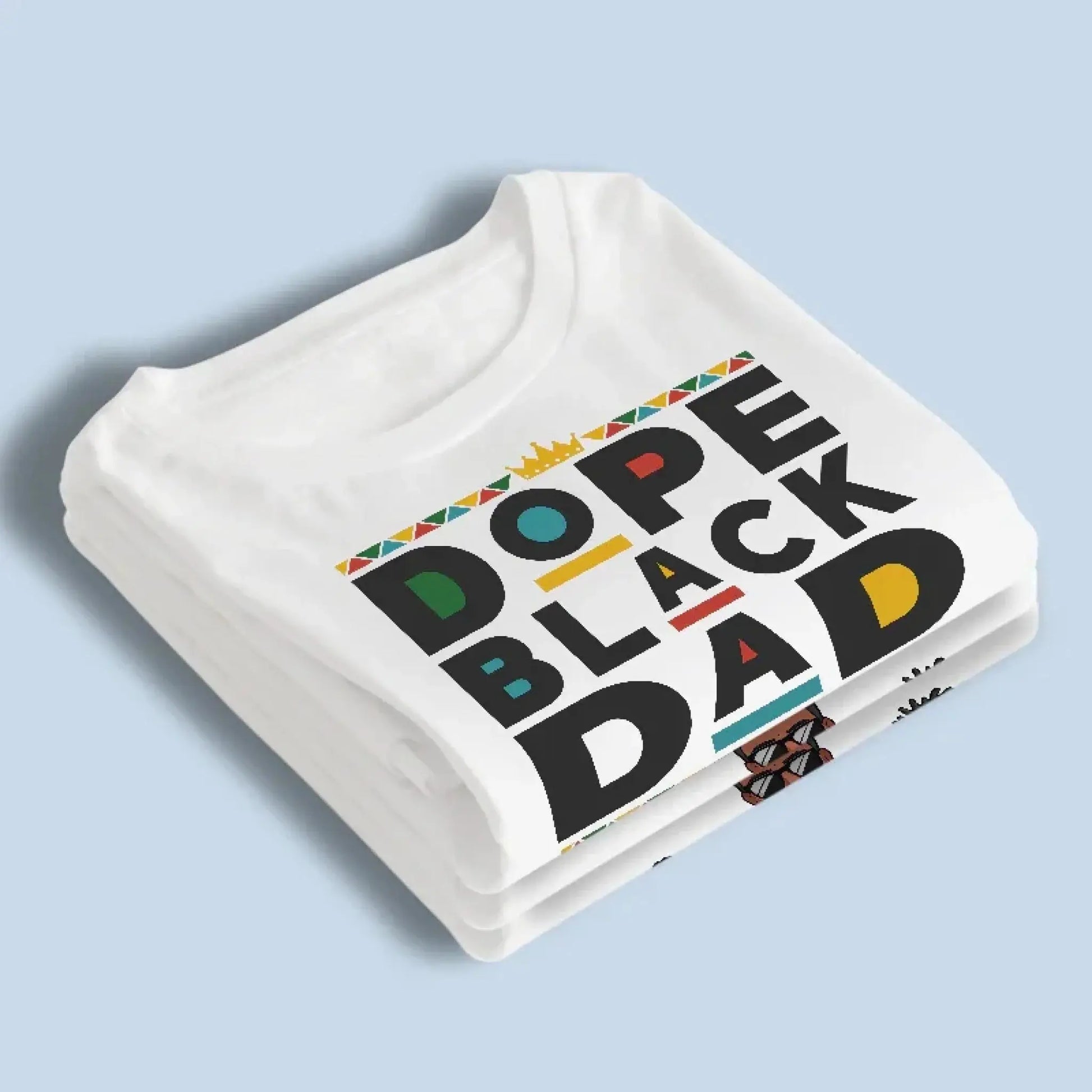 The Dope Black Dad & His Kids - Custom Unisex T-shirt, Hoodie, Sweatshirt - Father's Day, Birthday Gift For Dad/Grandpa  Ezcustomize