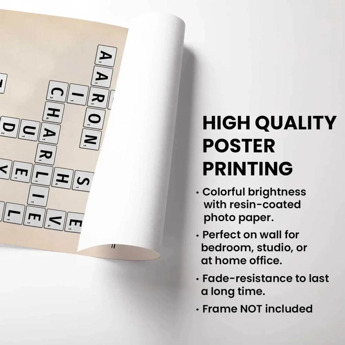 The Family Times Crossword Puzzle – Personalized Newspaper Style Poster – Unique Home Décor Keepsake & Heartfelt Gift for Families  Ezcustomize