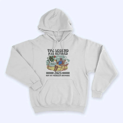 The Legend Has Retired - Personalized Retirement T-Shirt for Beach Lovers, Dad, Mom, Grandpa, Grandma - Custom Retirement Gift  Ezcustomize