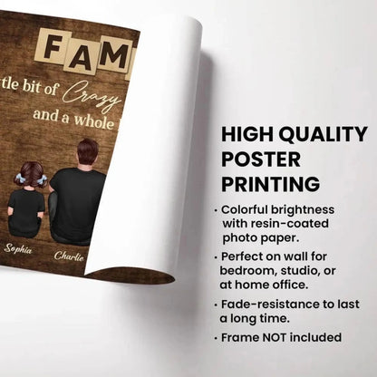 The Love Between Brothers & Sisters Is Forever – Personalized Cartoon Siblings Poster/Canvas with Names  Ezcustomize