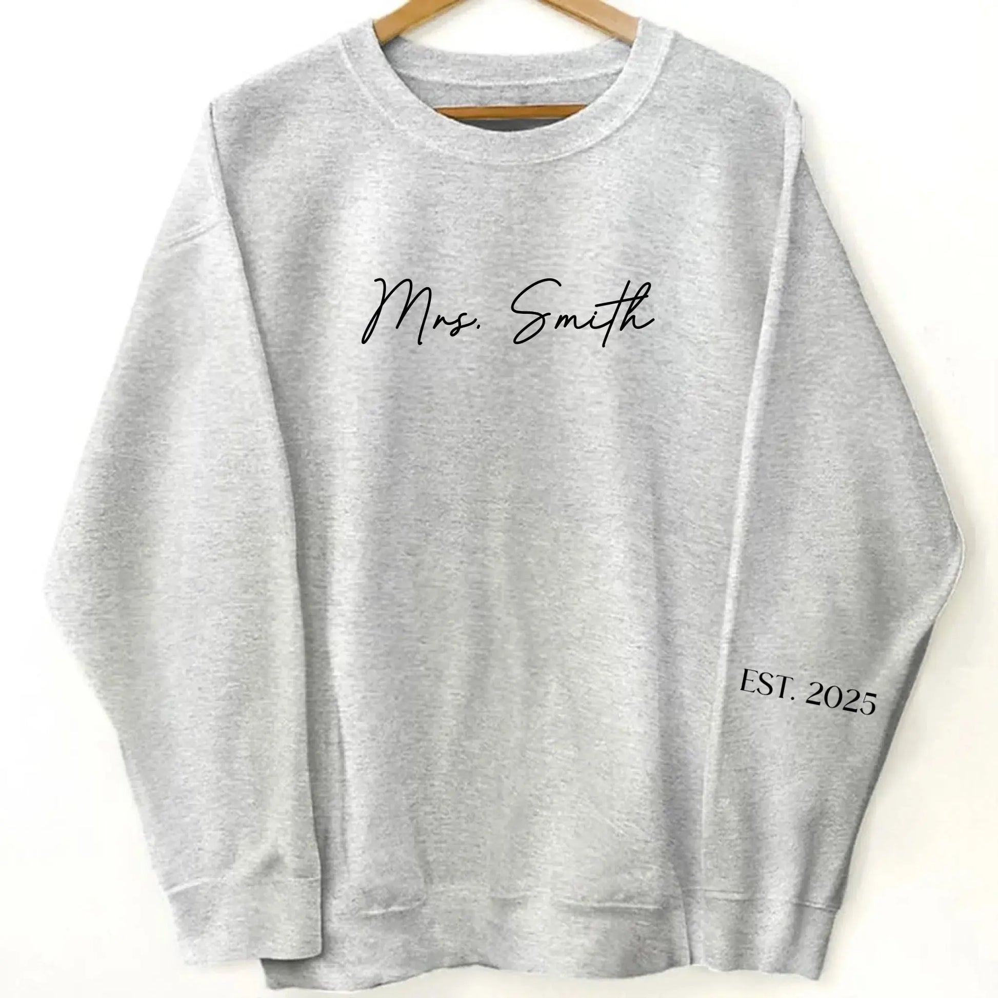 The Love of My Life My Wifey – Custom Unisex Sweatshirt & Hoodie with Sleeve Design – Personalized Gift for Husband, Wife, Him & Her  Ezcustomize