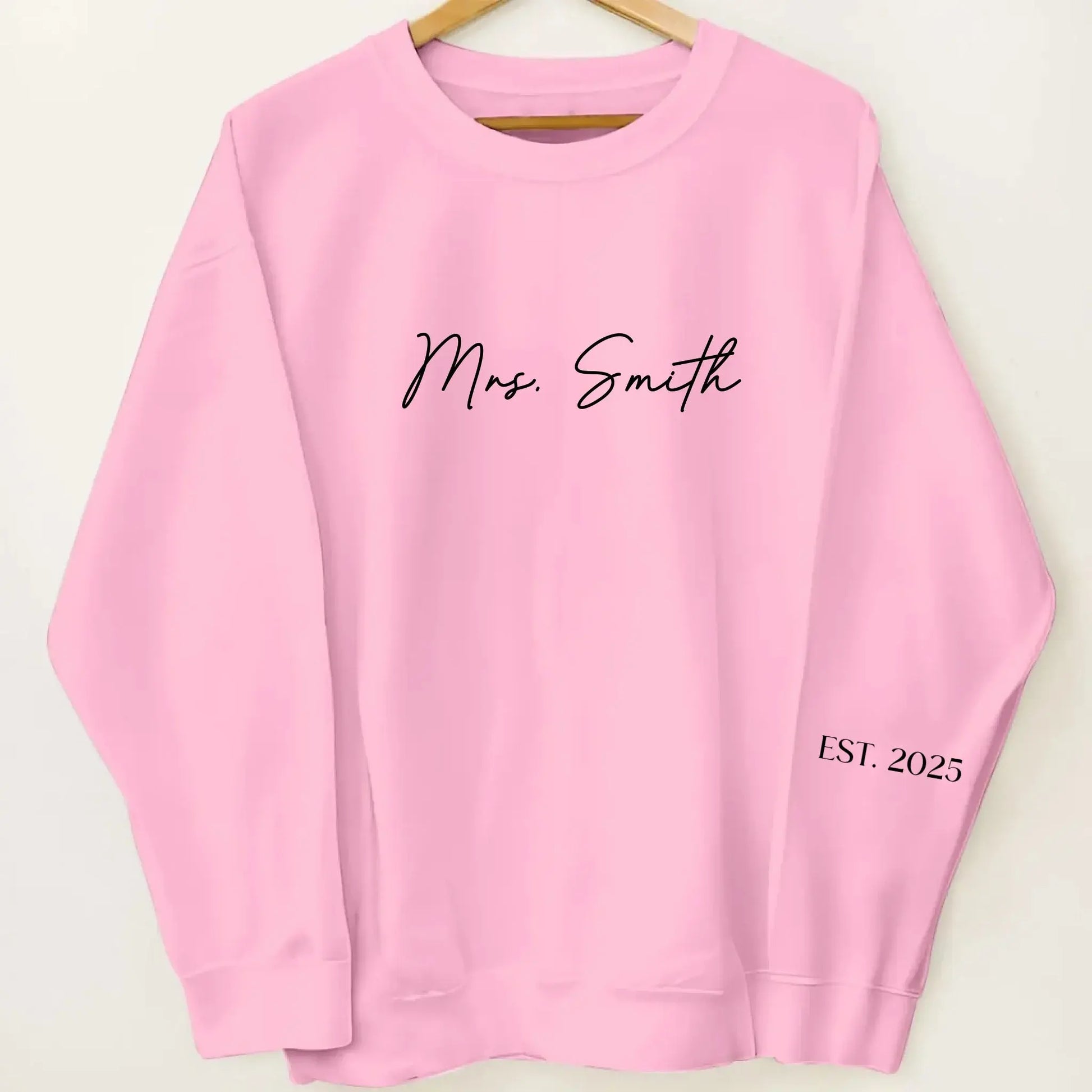 The Love of My Life My Wifey – Custom Unisex Sweatshirt & Hoodie with Sleeve Design – Personalized Gift for Husband, Wife, Him & Her  Ezcustomize