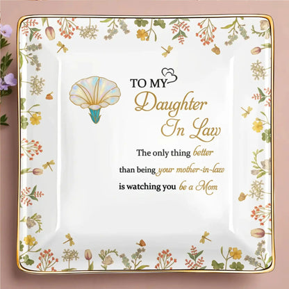 The Only Thing Better Than Being Your Mother In Law – Personalized Ceramic Jewelry Dish – Meaningful Birthday & Wedding Gift for Daughter in Law  Ezcustomize