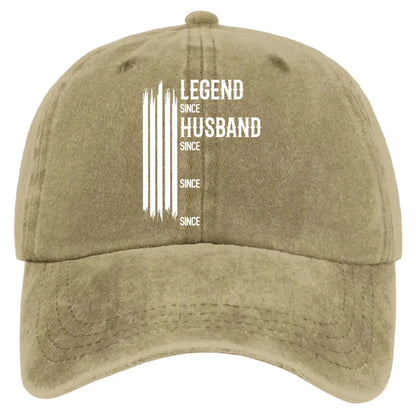 The Original Legend – Personalized Custom Vintage Washed Denim Cap Hat – Classic Father’s Day, Birthday & Christmas Gift for Him  Ezcustomize