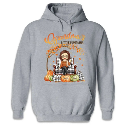 The Perfect Grandma - Family Personalized Custom Unisex T-shirt, Hoodie, Sweatshirt - Autumn Fall Gift For Grandma  Ezcustomize