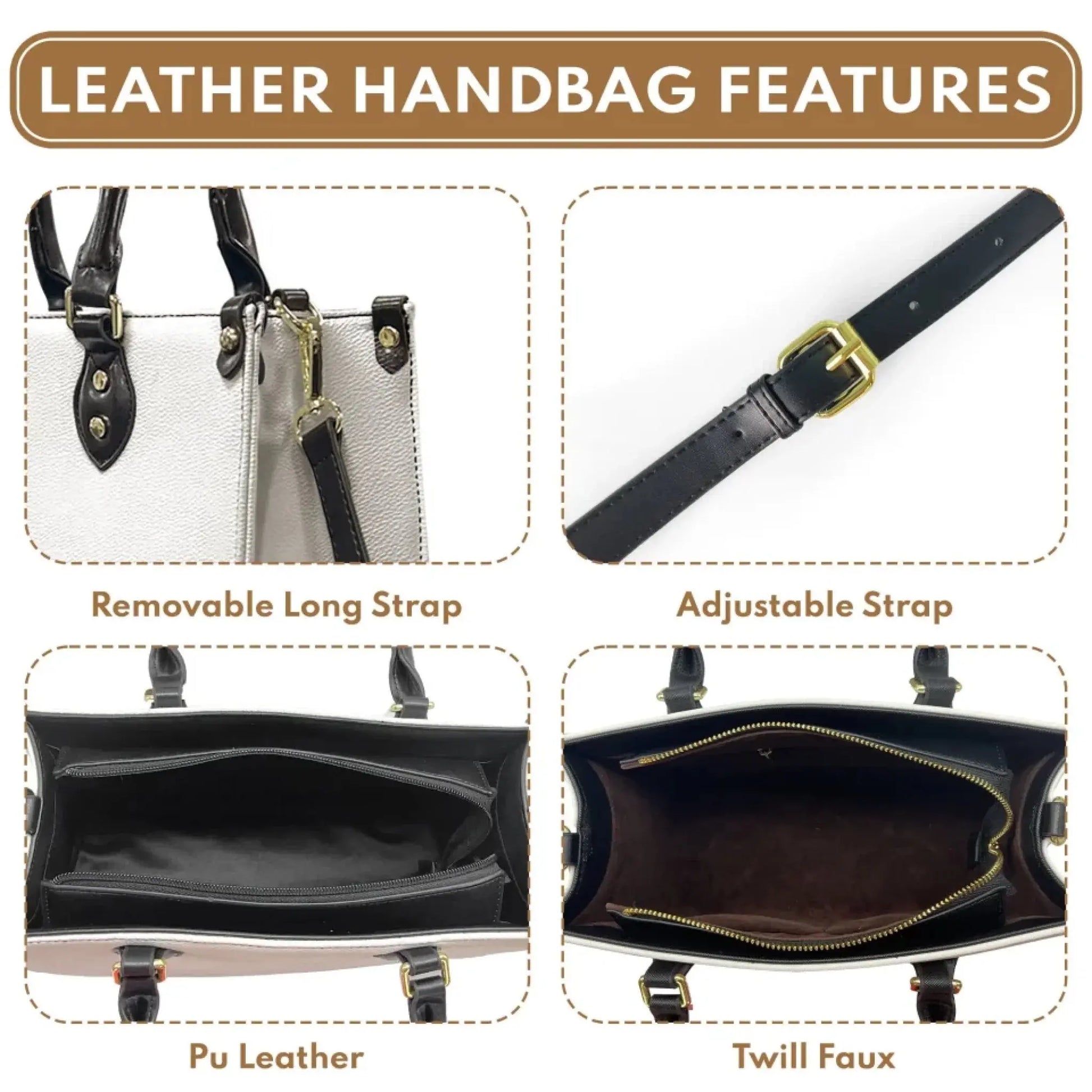 The Reason I Love Bag – Personalized Custom Leather Handbag with Names – Thoughtful Gift for Mom, Grandma, or Loved Ones  Ezcustomize