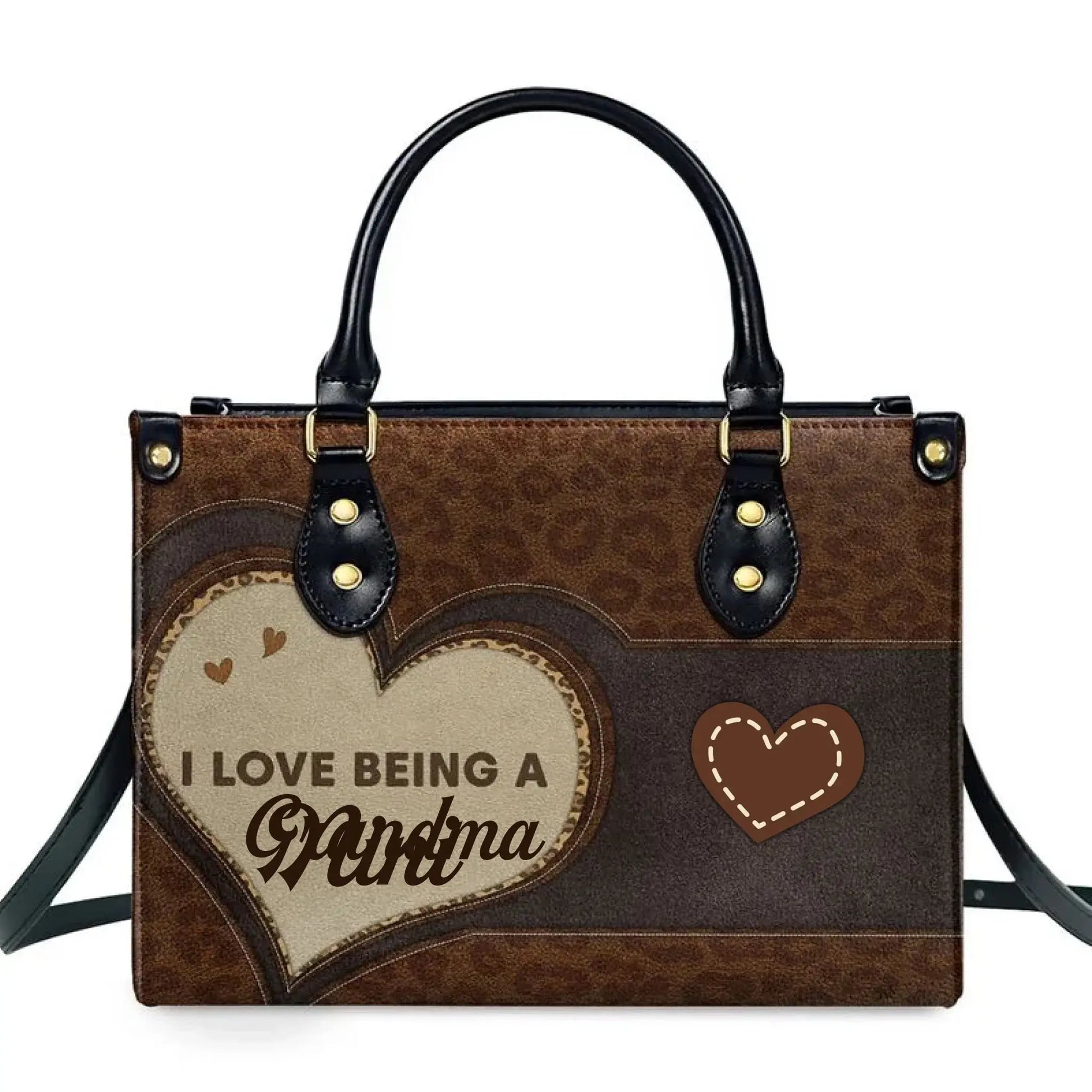 The Reason I Love Bag – Personalized Custom Leather Handbag with Names – Thoughtful Gift for Mom, Grandma, or Loved Ones  Ezcustomize