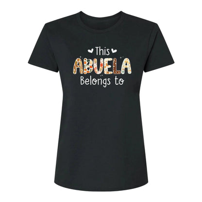 This Grandma Belongs To – Personalized Autumn Pattern Shirt – Custom Fall Season Outfit & Heartwarming Gift for Grandma, Nana, or Mimi  Ezcustomize