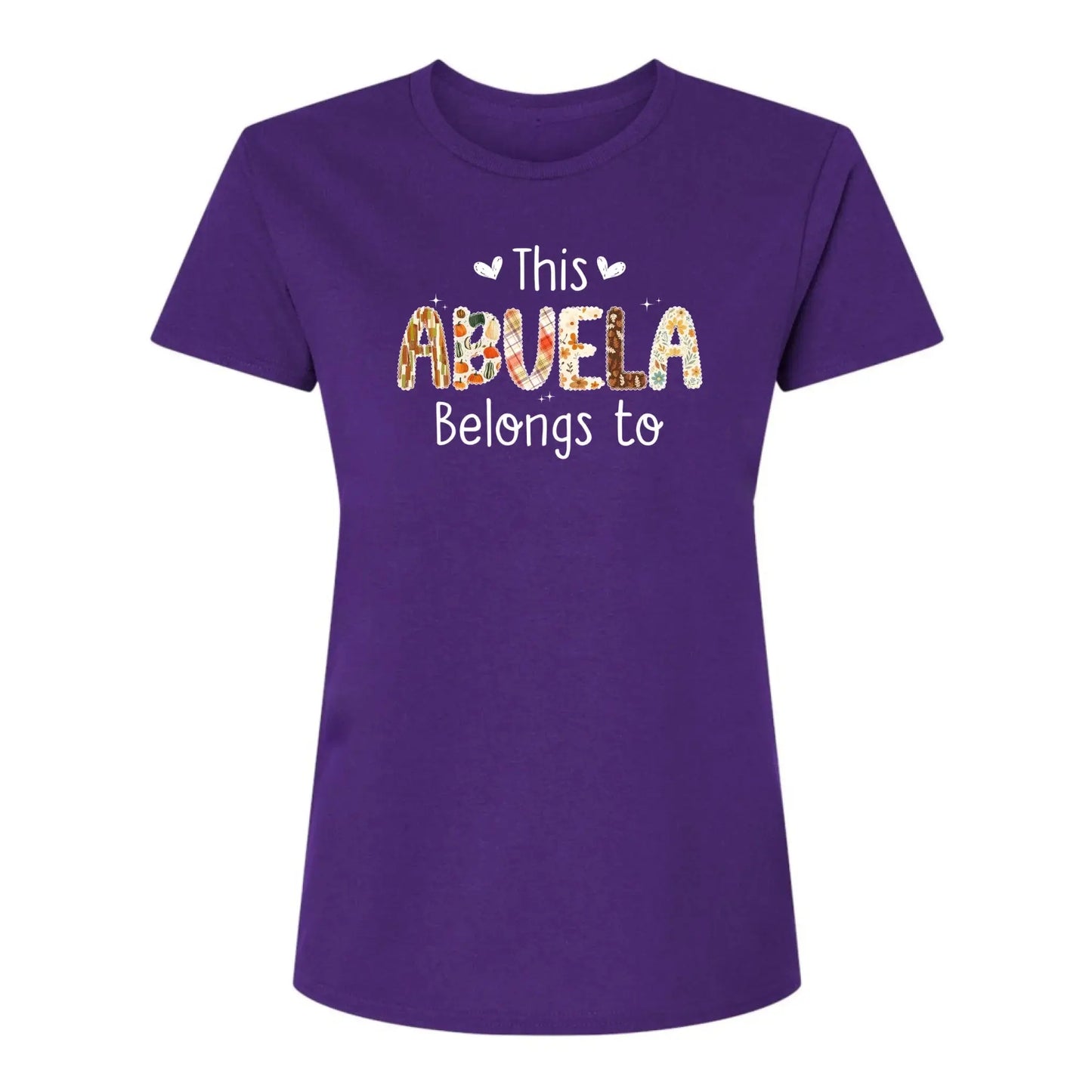 This Grandma Belongs To – Personalized Autumn Pattern Shirt – Custom Fall Season Outfit & Heartwarming Gift for Grandma, Nana, or Mimi  Ezcustomize