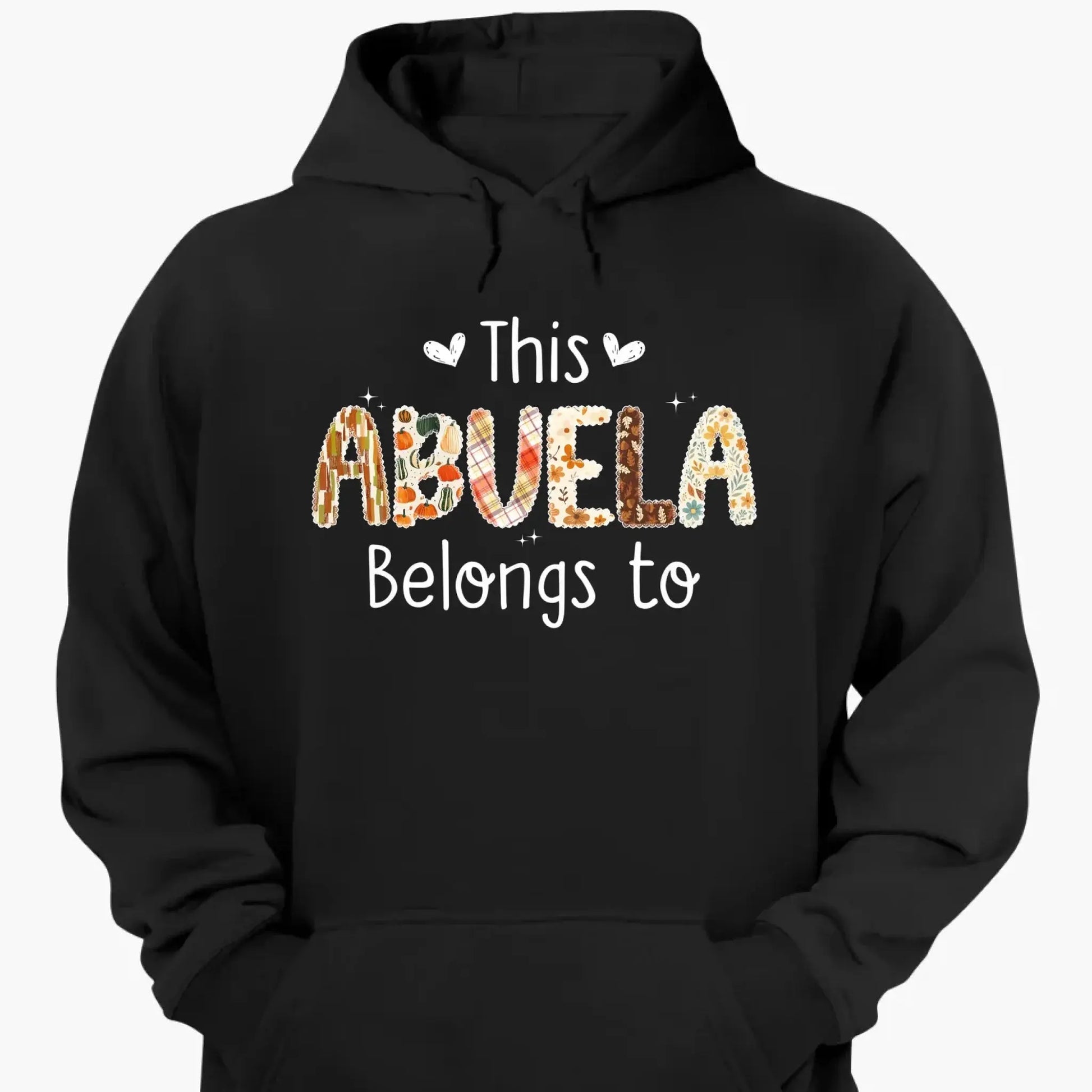 This Grandma Belongs To – Personalized Autumn Pattern Shirt – Custom Fall Season Outfit & Heartwarming Gift for Grandma, Nana, or Mimi  Ezcustomize