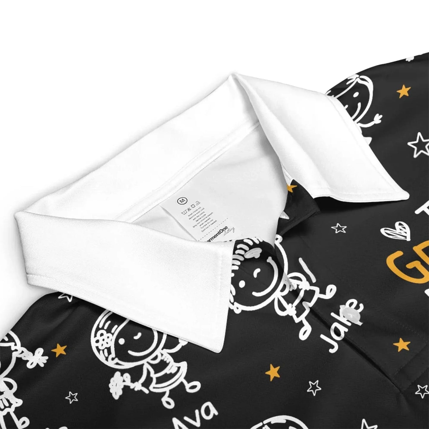 This Grandpa Belongs To Custom Doodle - Personalized Polo Shirt - Gift for Grandpa, Papa, Grandfather, Dad  Ezcustomize