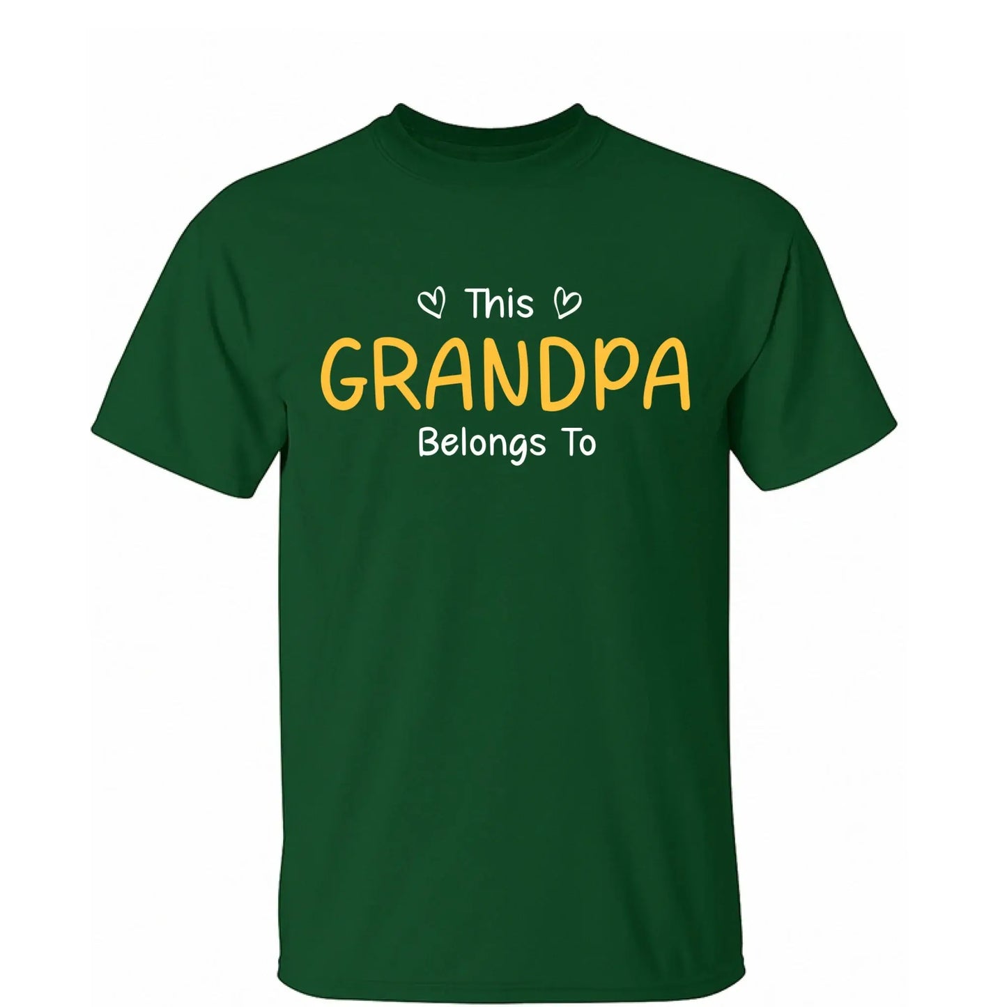 This Grandpa Belongs To T-Shirt – Personalized Shirt with Kids’ Names – Custom Gift for Grandpa, Dad  Ezcustomize