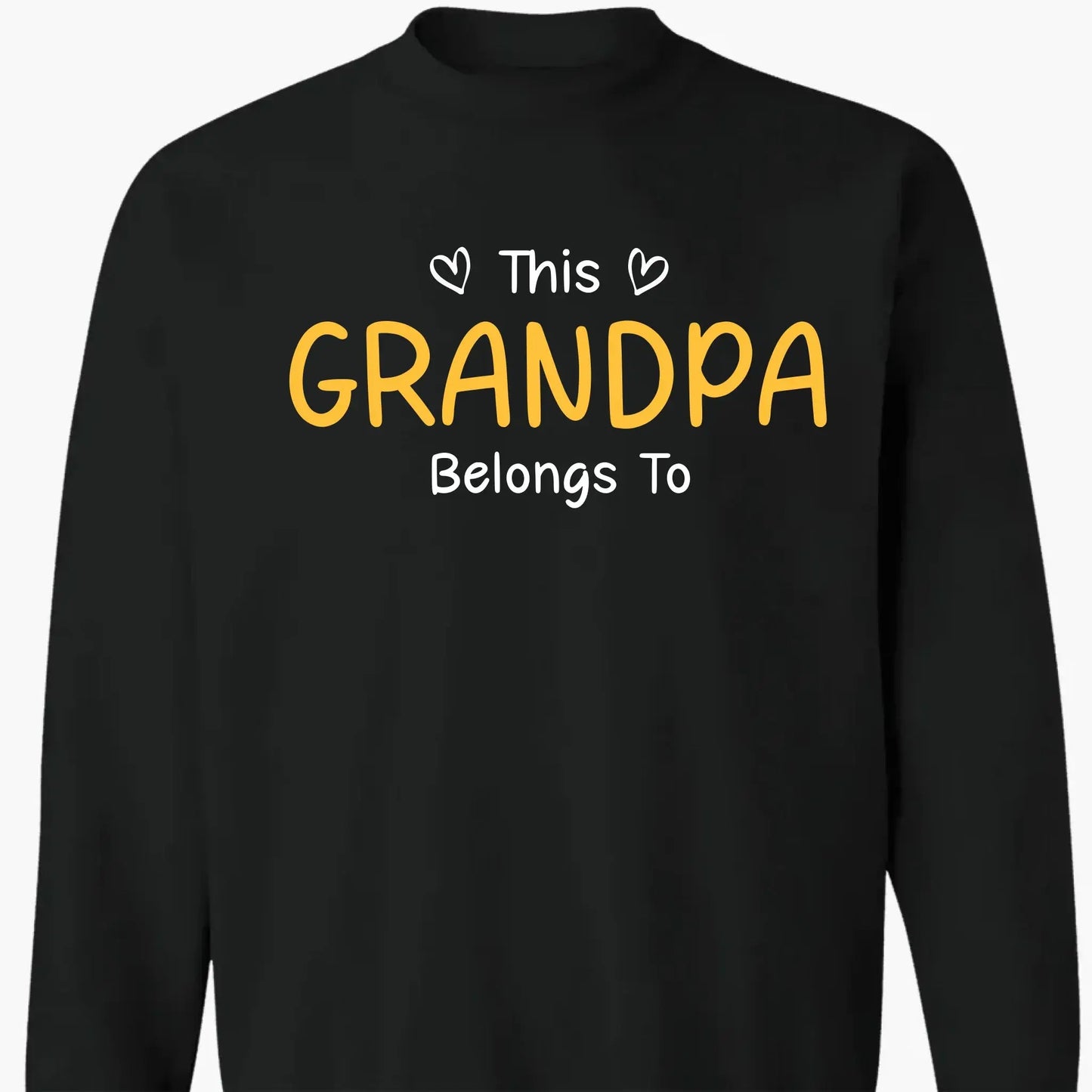 This Grandpa Belongs To T-Shirt – Personalized Shirt with Kids’ Names – Custom Gift for Grandpa, Dad  Ezcustomize
