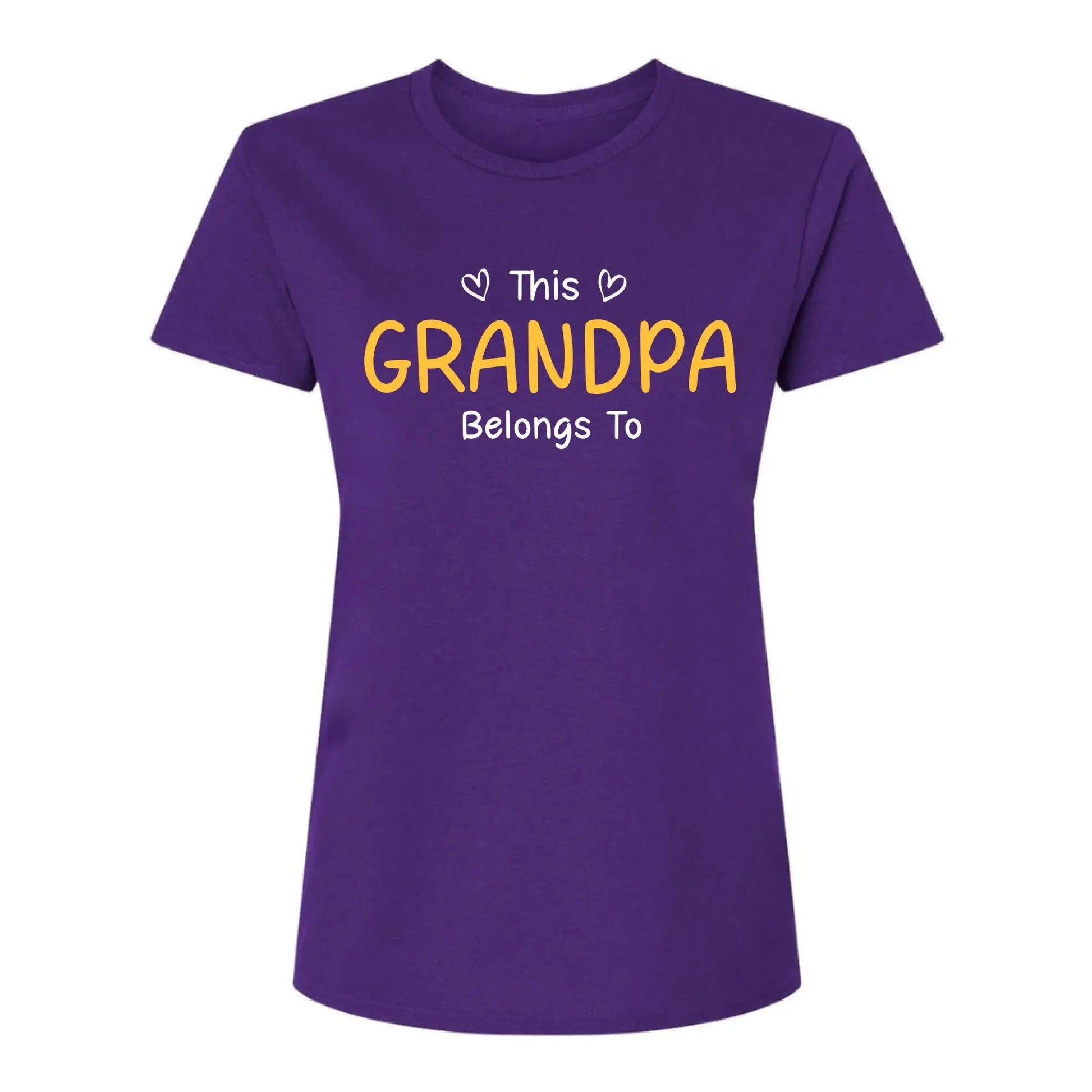 This Grandpa Belongs To T-Shirt – Personalized Shirt with Kids’ Names – Custom Gift for Grandpa, Dad  Ezcustomize