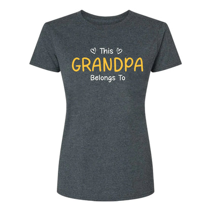 This Grandpa Belongs To T-Shirt – Personalized Shirt with Kids’ Names – Custom Gift for Grandpa, Dad  Ezcustomize