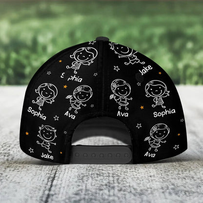 This Grandpa Grandma Mommy Daddy Belongs To Doodle – Personalized Classic Cap Hat – Cute Family Birthday & Father’s Day Gift  Ezcustomize