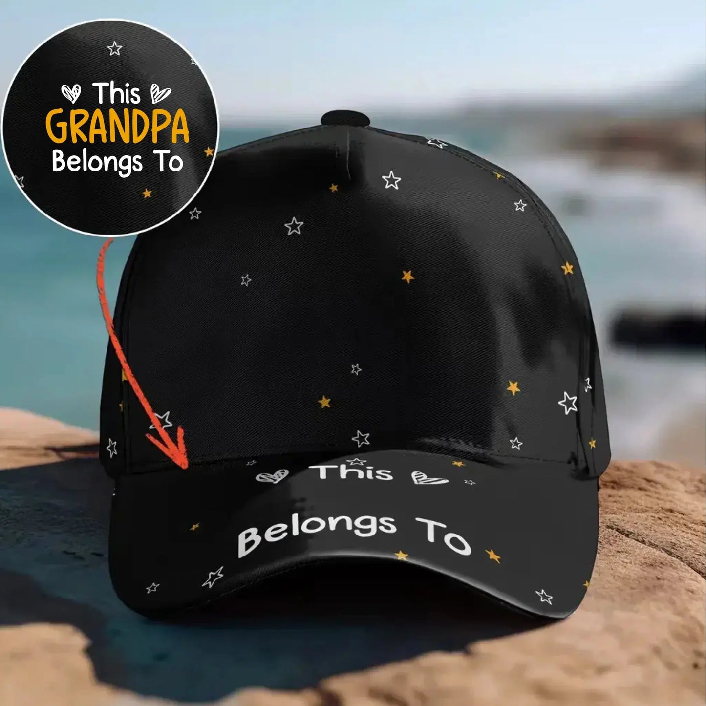 This Grandpa Grandma Mommy Daddy Belongs To Doodle – Personalized Classic Cap Hat – Cute Family Birthday & Father’s Day Gift  Ezcustomize