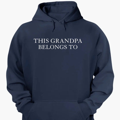 This Grandpa, Grandma, Mom, Dad Belongs To Retro Vintage Custom Photo – Personalized Photo Shirt – Cute Family Gift for Parents & Grandparents  Ezcustomize