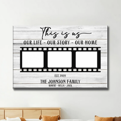 This Is Us Custom Photo Collage – Personalized Poster/Canvas – Unique Gift for Family, Home Decor & Loved Ones  Ezcustomize