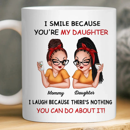 To My Daughter From Mom Personalized Mug – Funny Custom Coffee Cup, Heartfelt Mother and Daughter Gift  Ezcustomize
