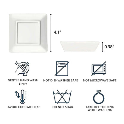 To My Daughter Love Message – Personalized Custom Jewelry Dish Trinket Tray – Meaningful Birthday, Graduation & Keepsake Gift for Mothers and Daughters  Ezcustomize