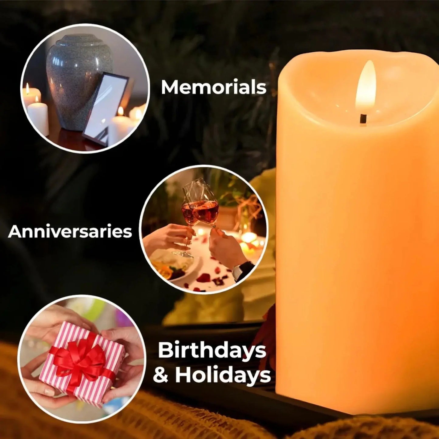 To My Granddaughter - Personalized Custom LED Candle - Gift For Granddaughters  Ezcustomize