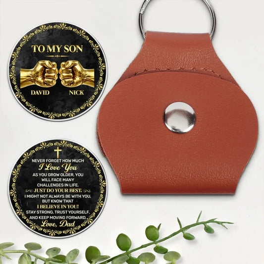 To My Son My Boy – Personalized Pocket Hug Token – Meaningful Birthday & Encouragement Keepsake Gift for Son  Ezcustomize