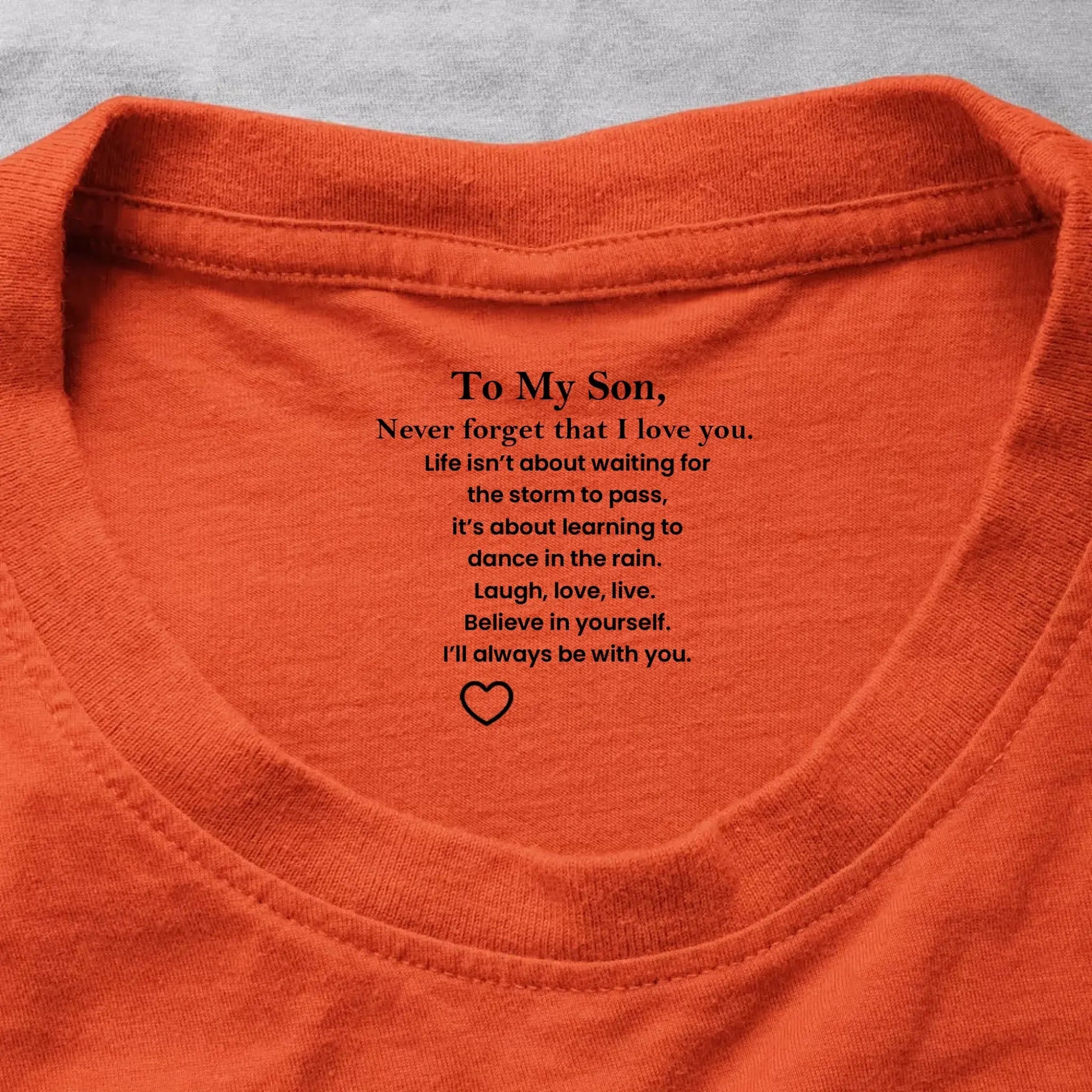 To My Son Never Forget That I Love You Hidden Message - Personalized Shirt - Gift for Son, Adult Son, Teen Son  Ezcustomize